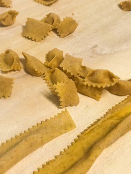 Agnolotti: home made pasta of the Langhe, Piedmont - Italy