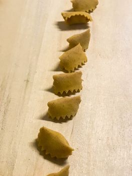 Agnolotti: home made pasta of the Langhe, Piedmont - Italy