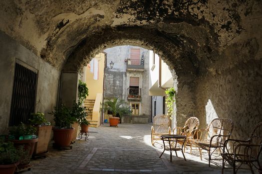 View of Santa Severina in Calabri - Italy