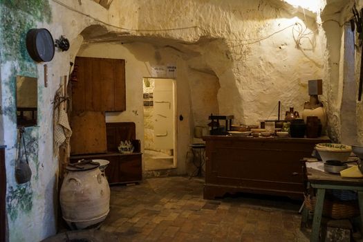 Tools in an old farmer house in Matera