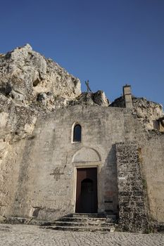 The old side of the town of Matera, Basilicata - Italy