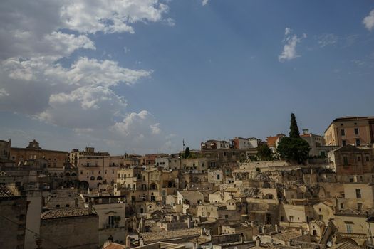 The old side of the town of Matera, Basilicata - Italy