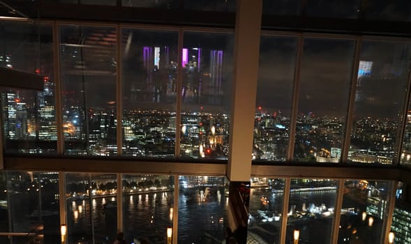 View of London from "The Shard", England