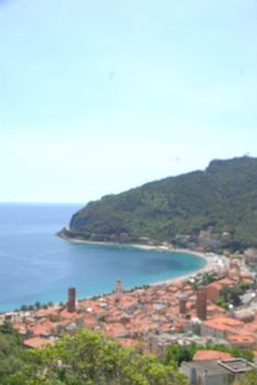 View of Noli, Liguria - Italy