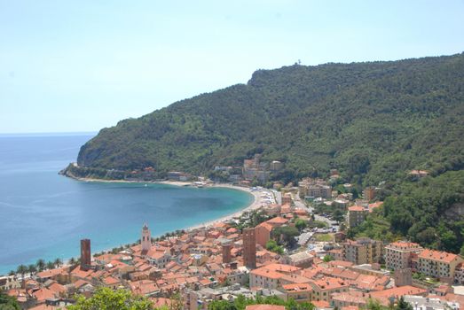 View of Noli, Liguria - Italy