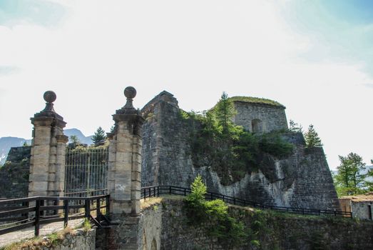 Details of the Fenestrelle Fort, Piedmont - Italy