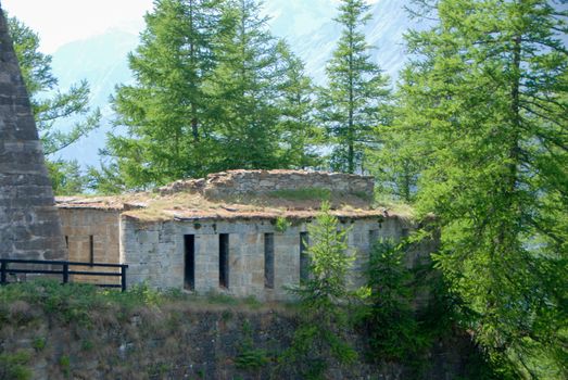 Details of the Fenestrelle Fort, Piedmont - Italy