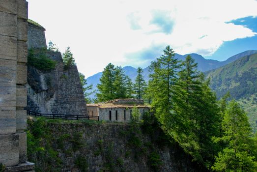 Details of the Fenestrelle Fort, Piedmont - Italy