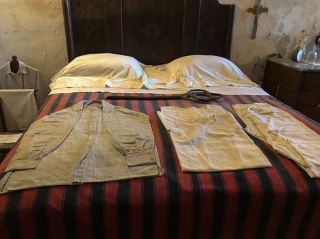 Bed in an old farmer house in Matera