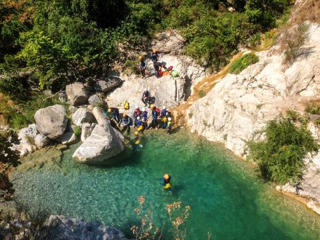 Canyon Rio Barbaira - Rocchetta Nervina, Liguria. Italy