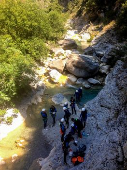 Canyoning in Rio Barbaira - Rocchetta Nervina, August 2015