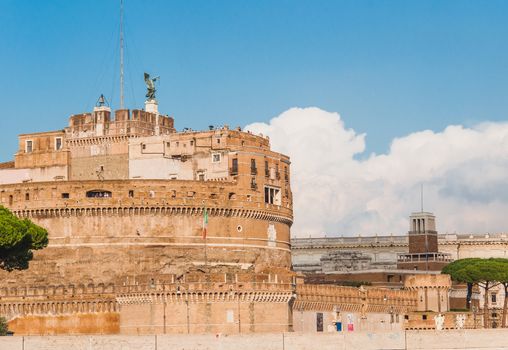 historic building in the heart of Rome in Italy