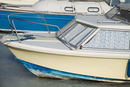 Many boats on the coast in Denmark Scandinavia