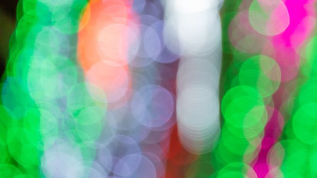 Abstract & Festive background with bokeh defocused lights