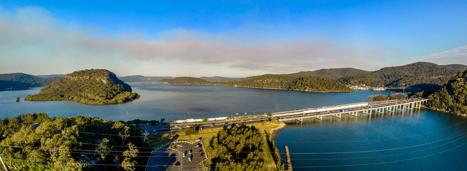 Bridge over Hawkesbury River, Mooney Mooney, gateway to Central Coast