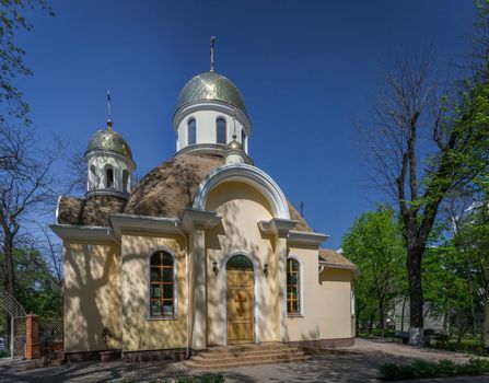 Odessa, Ukraine - 10.04.2018. Temple in honor of St. Luke Archbishop located in the central park of the city