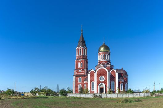 Odessa, Ukraine - 09.30.2018. Svyato-Heorhivska Church near Odessa,  located in Veliky Dolnik region,  Ukraine