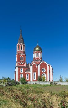Odessa, Ukraine - 09.30.2018. Svyato-Heorhivska Church near Odessa,  located in Veliky Dolnik region,  Ukraine