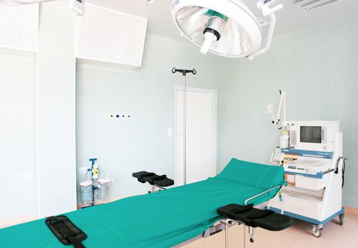 Operating room in a modern hospital