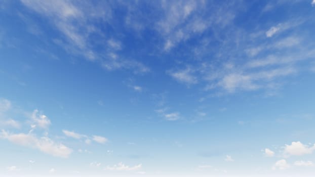 Cloudy blue sky abstract background, blue sky background with tiny clouds, 3d rendering

