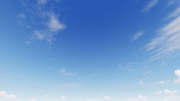 Cloudy blue sky abstract background, blue sky background with tiny clouds, 3d rendering

