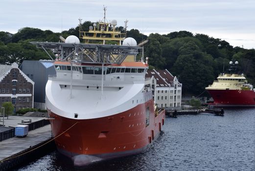 Stock pictures of industry in a harbor