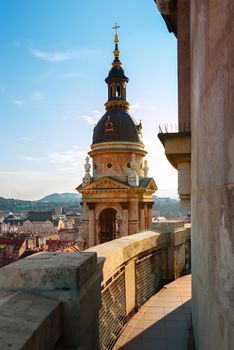 View on Budapest from St. Istvan's basilica, Hungary