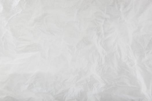 White Blank Crumpled Paper Texture Background