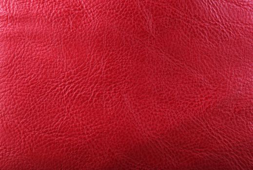 Old Red Leather Background