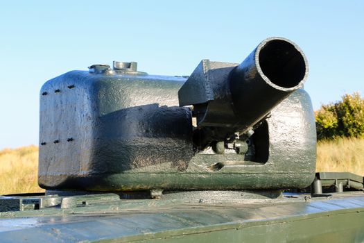 Tank at Juno Beach in Normandy, France