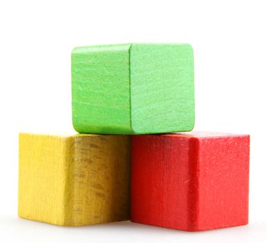 Colorful Wooden Building Blocks Toys