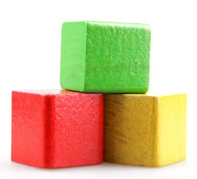 Colorful Wooden Building Blocks Toys