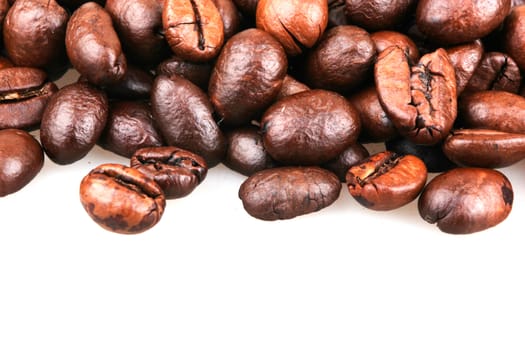 Coffee Beans Isolated On White Background