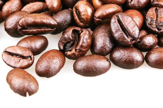 Coffee Beans Isolated On White Background