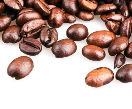 Coffee Beans Isolated On White Background