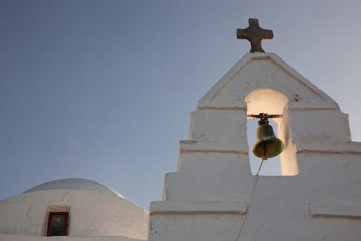 minimalist greek church detail