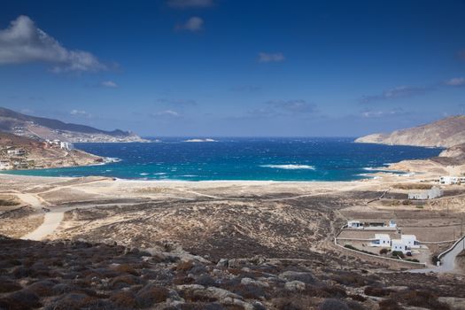 Ftelia beach, Mykonos, Greece