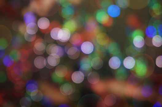 Abstract bokeh glitter vintage lights. Christmas bokeh light defocused abstract background.Can be used wallpaper texture with copy space area for a text.