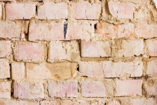 Brick wall repair old decor. Architecture texture design