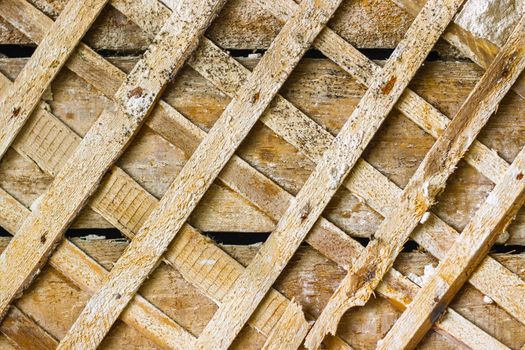 Ceiling repair old decor background. Architecture texture design