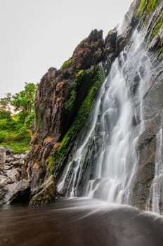 Khlong Lan waterfall of natural park