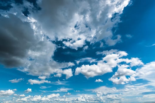 blue sky with clouds background