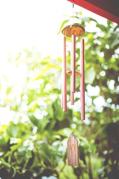 Closeup of Wind Chime