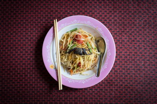 somtum food style of Thailand