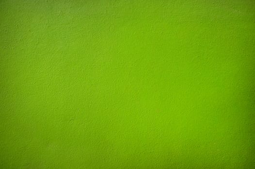 Green Color of Concrete Background