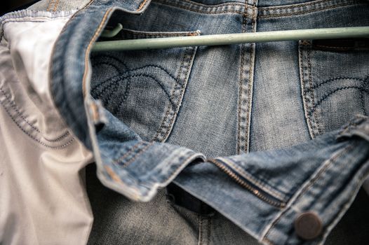 Jeans pants closeup background