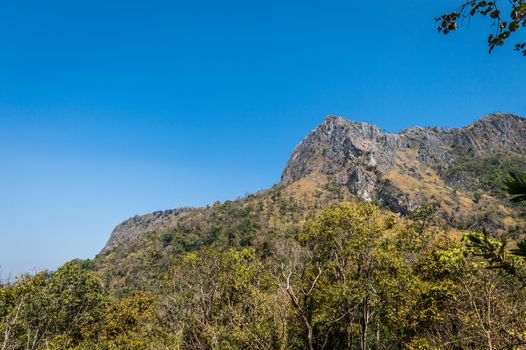 Mountain of Doi Luang Chiang Dao natural park Landscape, Chiang Mai, Thailand.