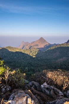 Doi Luang Chiang Dao Mountain Landscape, Chiang Mai, Thailand.