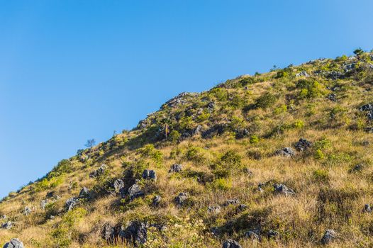 Doi Luang Chiang Dao Mountain Landscape, Chiang Mai, Thailand.