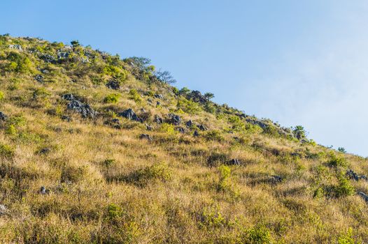 Doi Luang Chiang Dao Mountain Landscape, Chiang Mai, Thailand.